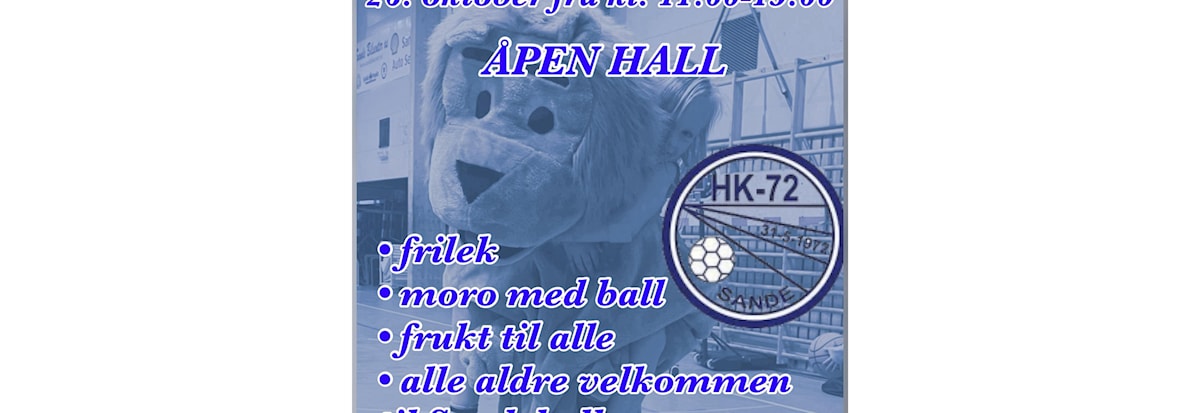 Åpen Hall - frilek!